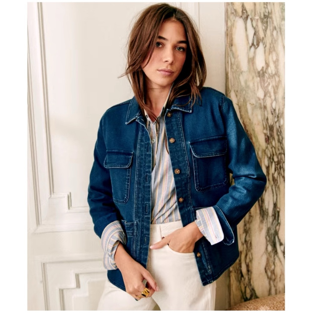 SÉZANE Willa Jacket, Indigo, XL
